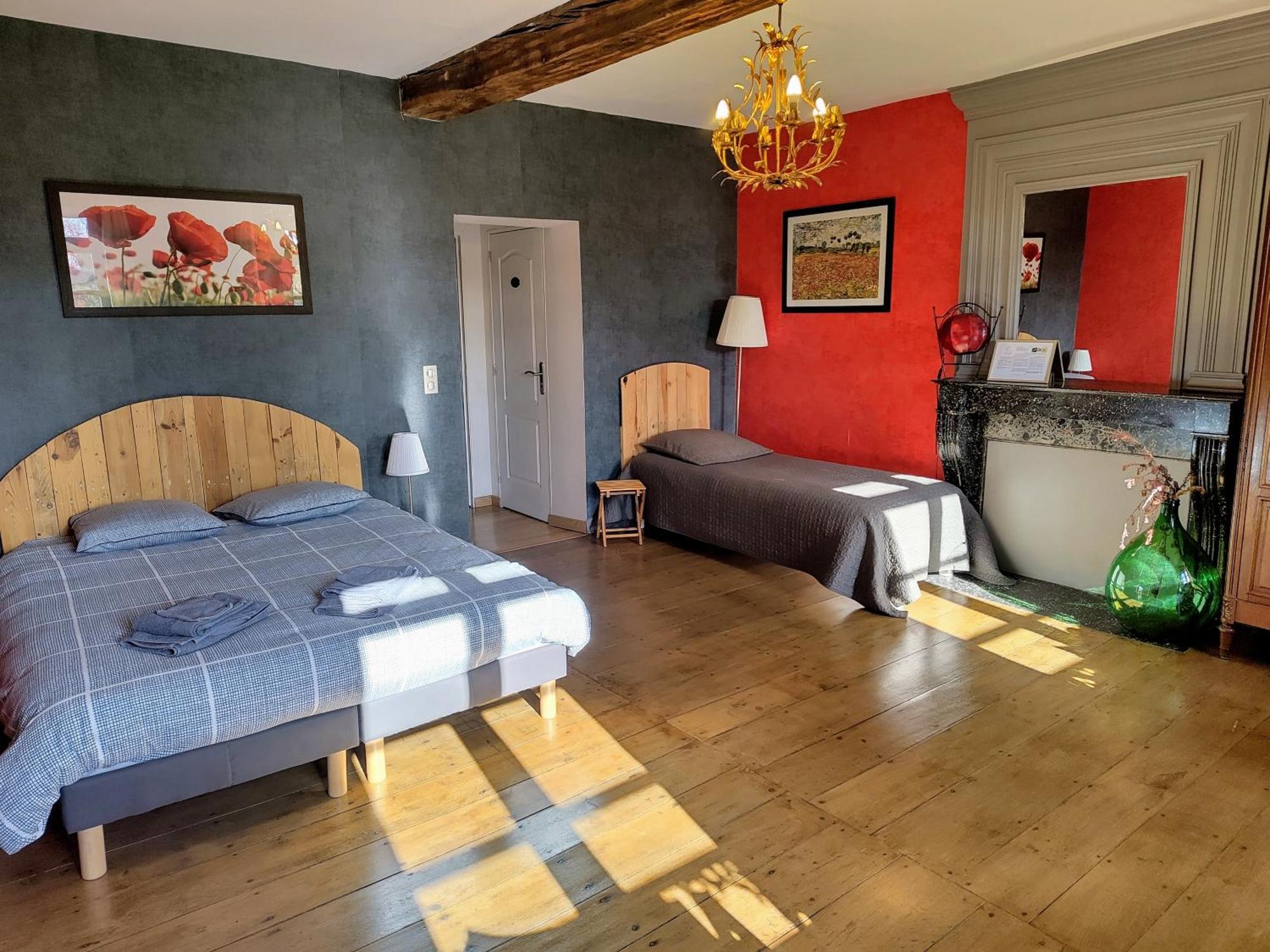 Bed and Breakfast Aubépine Sains-du-Nord Exterior foto